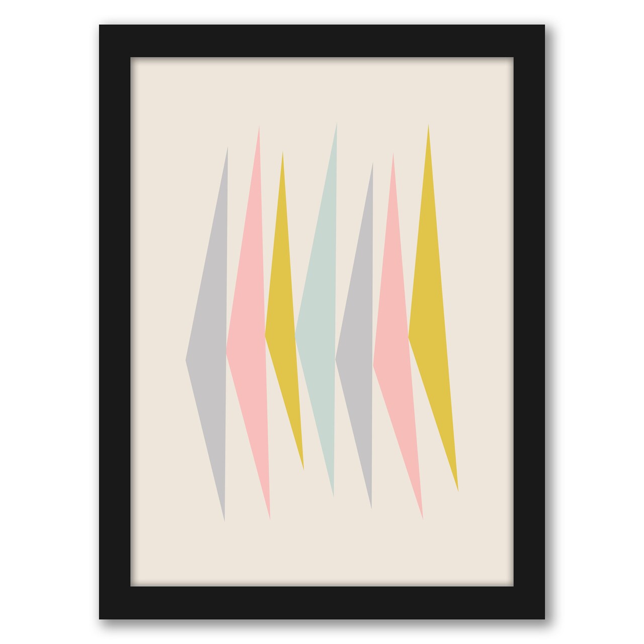 Pasteltriangle by Nanamia Design Frame  - Americanflat
